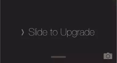 slide para atualizar