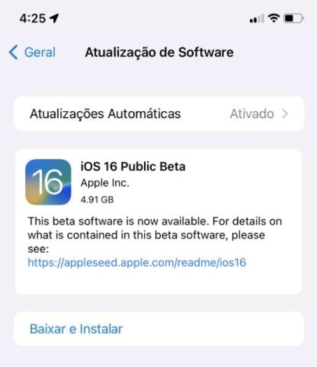 como atualizar iOS 18