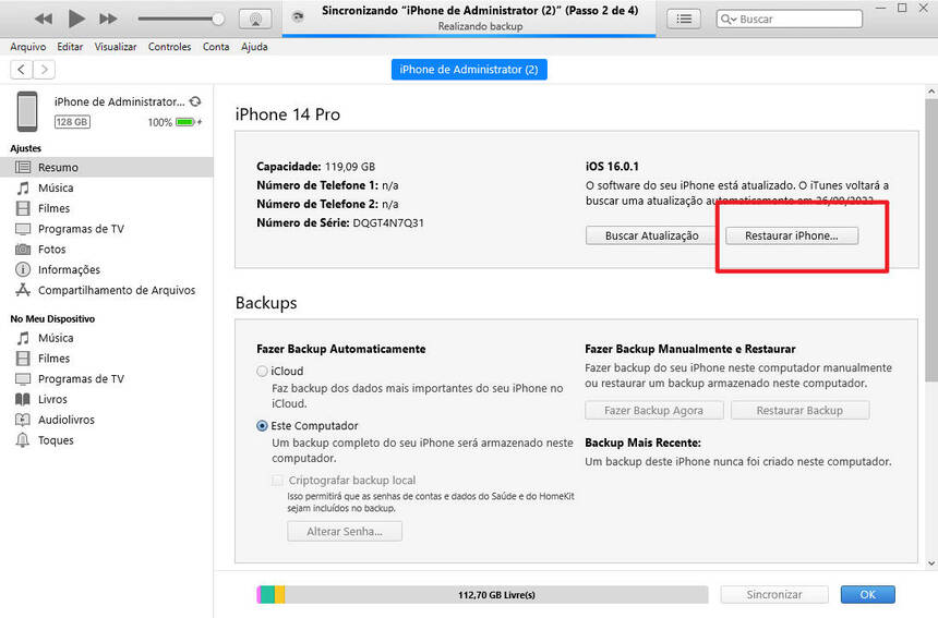 como desbloquear ipad inativo cia itunes